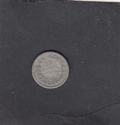 Beschrijving: 25 Cent WILLEM II 